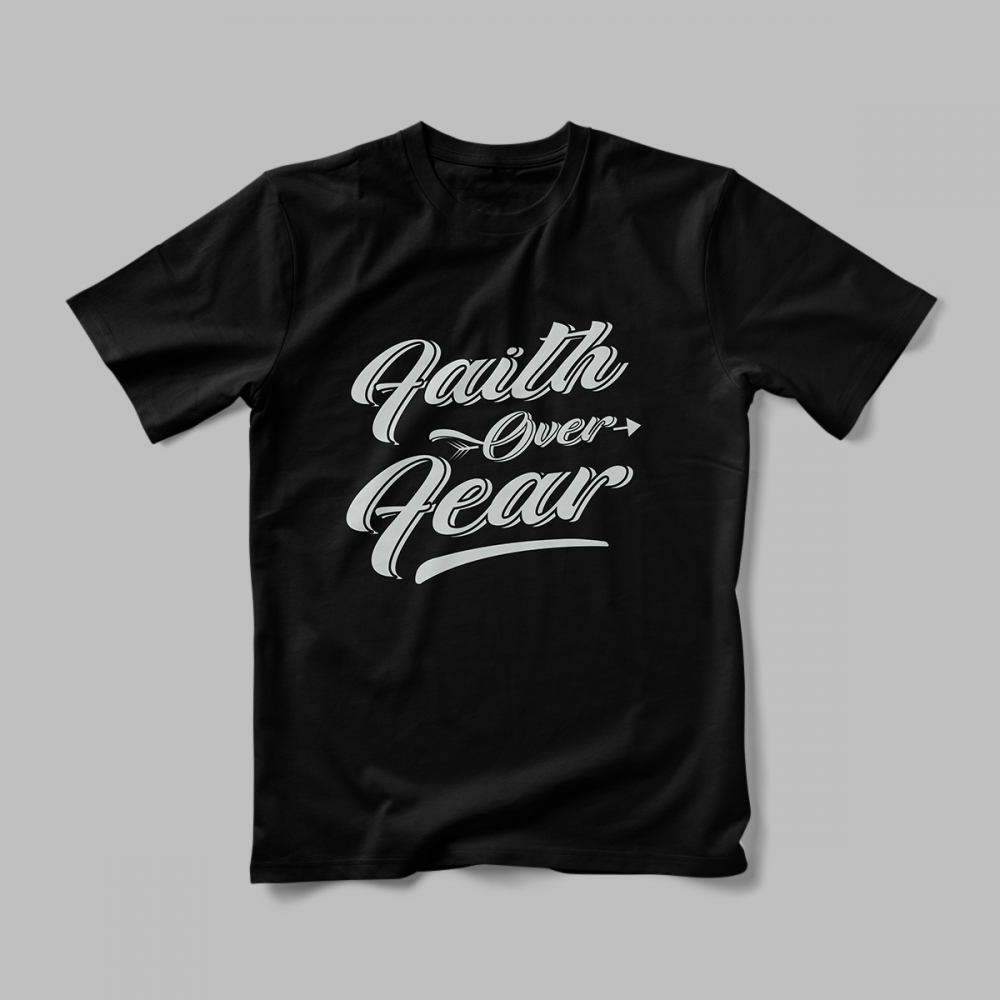 Tricou Personalizat Faith Over Fear [2]