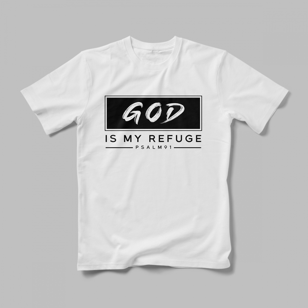 Tricou Personalizat God Is My Refuge [1]
