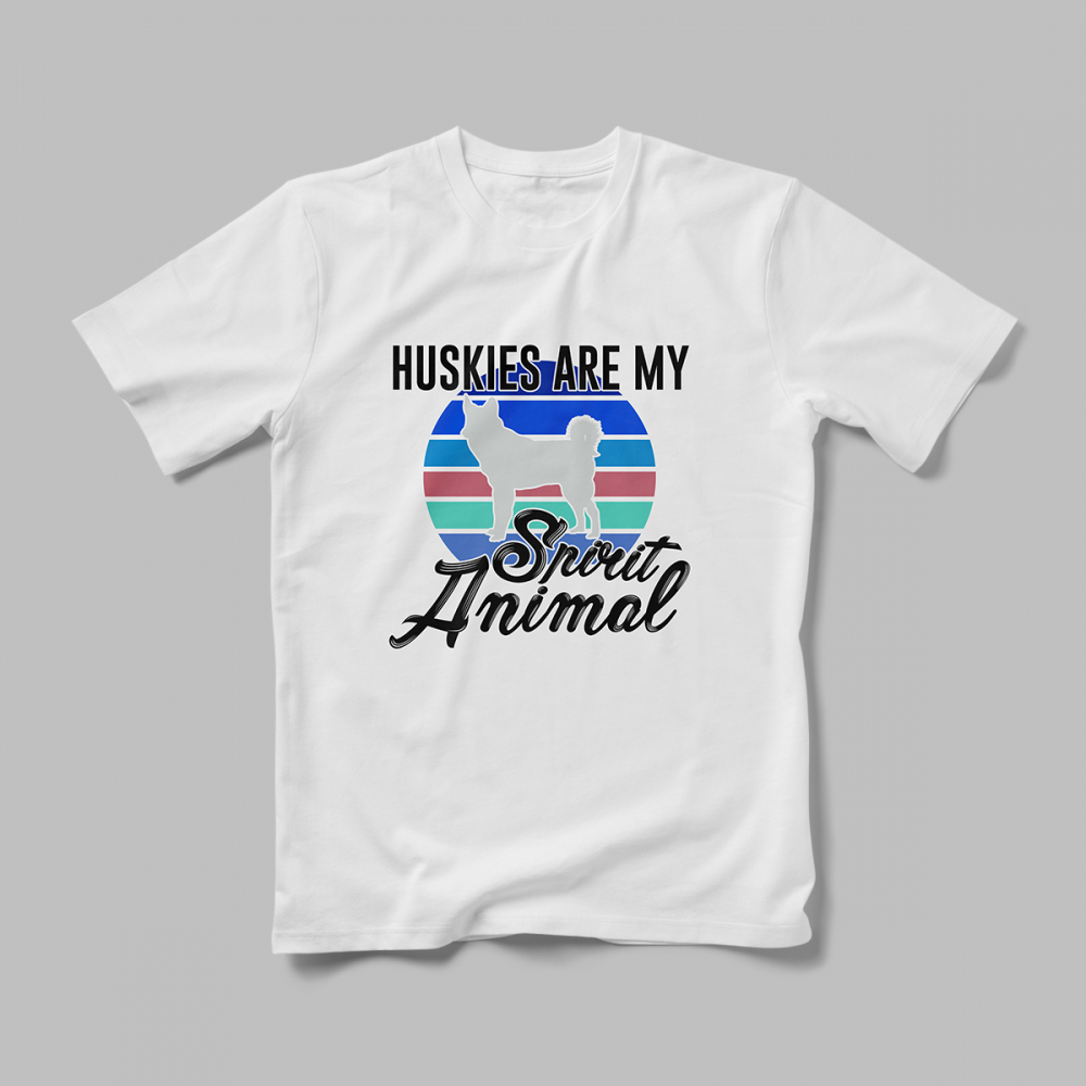 Tricou Personalizat Huskies Are My [1]