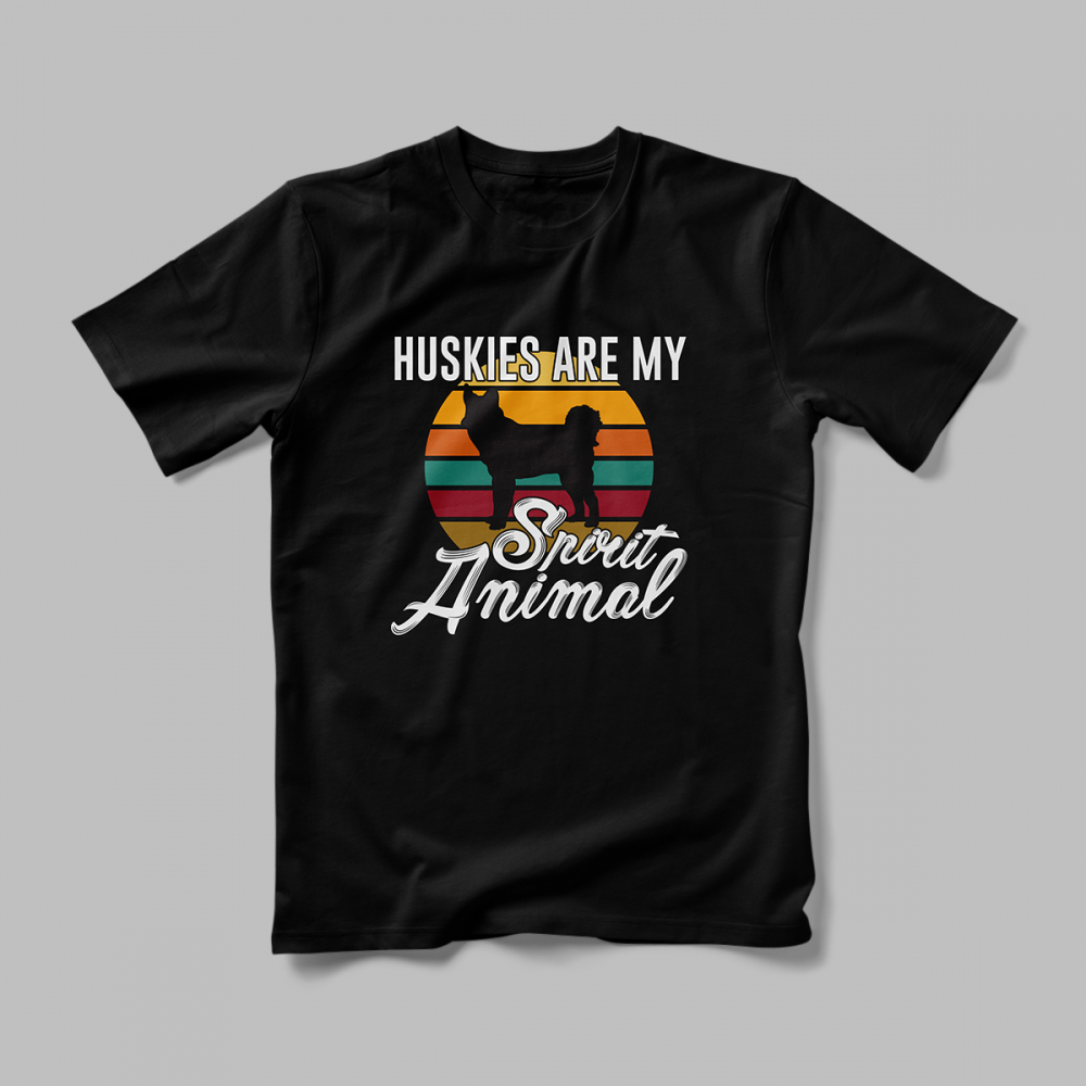 Tricou Personalizat Huskies Are My [2]