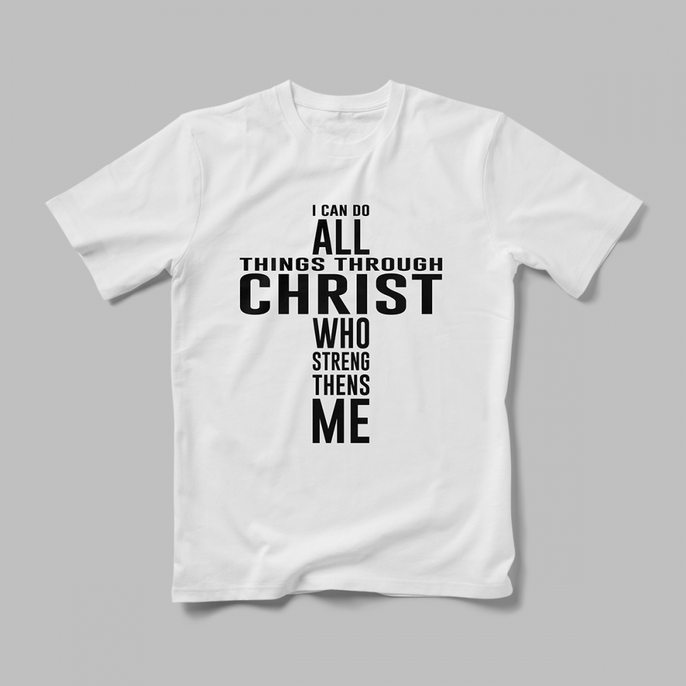 Tricou Personalizat  I Can Do All [1]