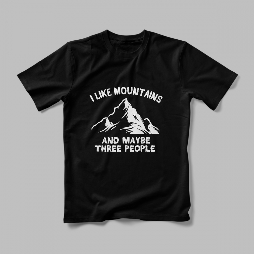 Tricou Personalizat I like Mountains [2]