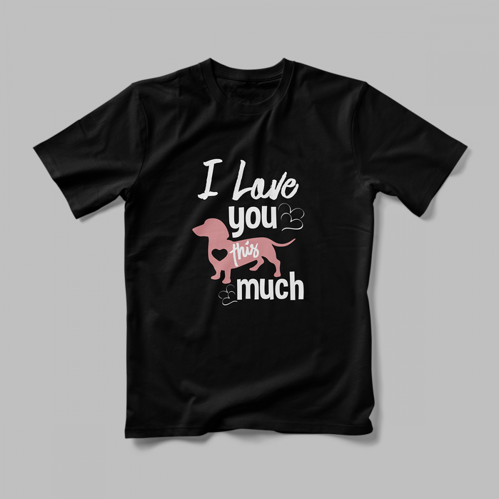 Tricou Personalizat I Love you [2]