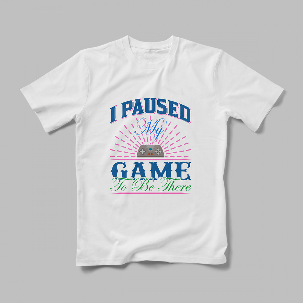 Tricou Personalizat I Paused [1]