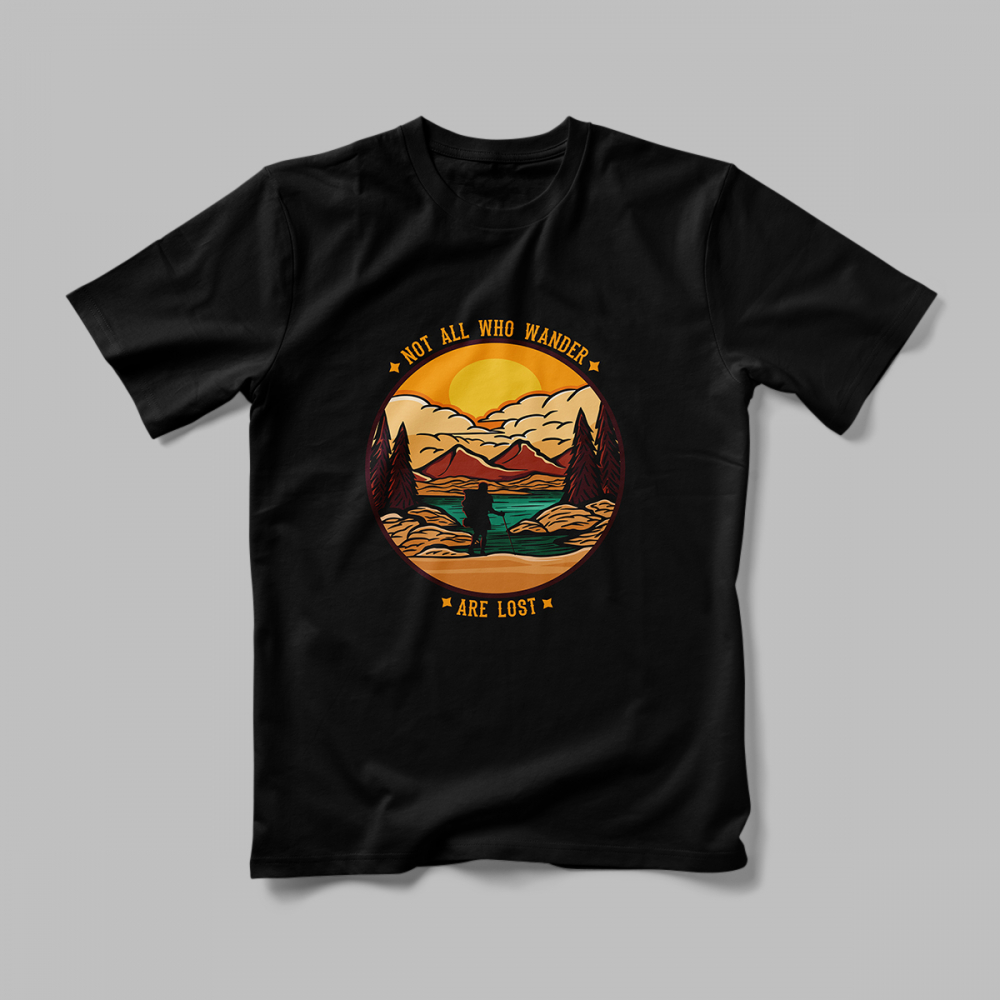 Tricou Personalizat Not All Who Wander [2]