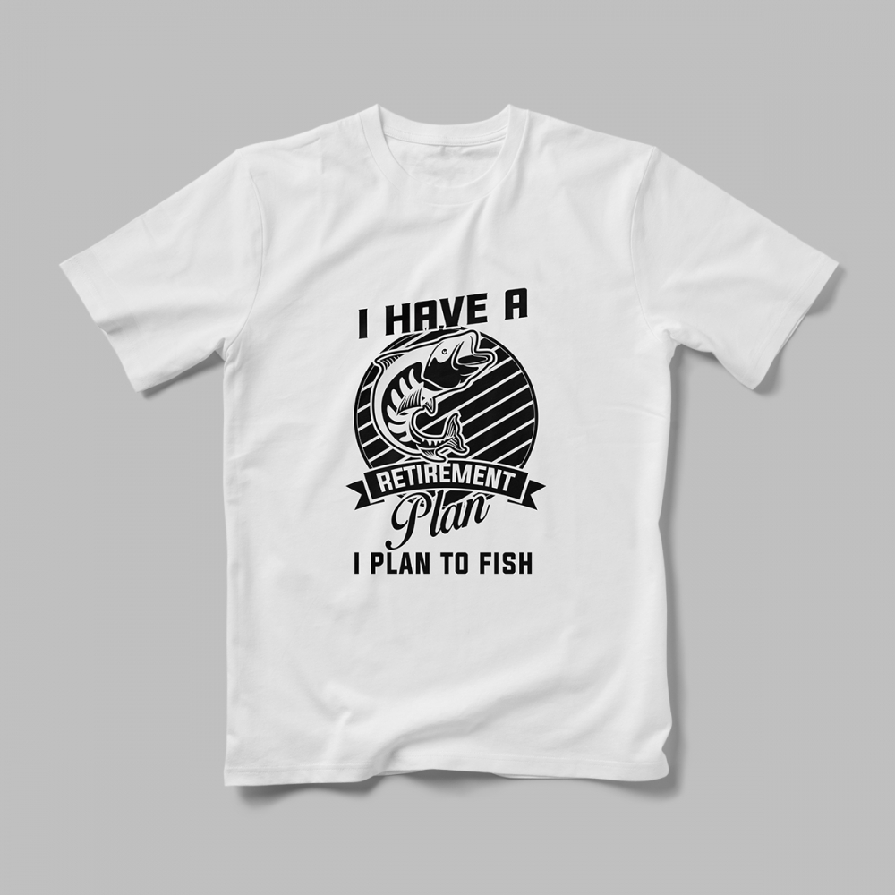 Tricou Personalizat Plan To Fish [1]