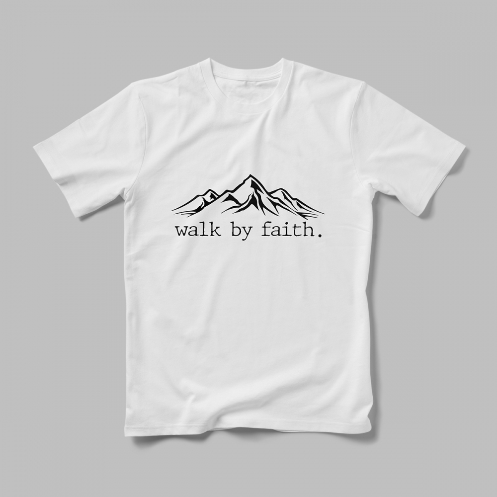 Tricou Personalizat Walk By Faith [1]