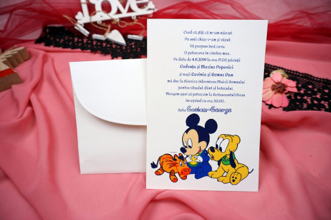 Invitatii de Botez - Invitație Botez N23_x_M35