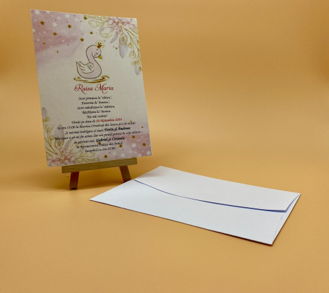 Invitatii de Botez Catalog Super - Invitație Botez N24_x_M315