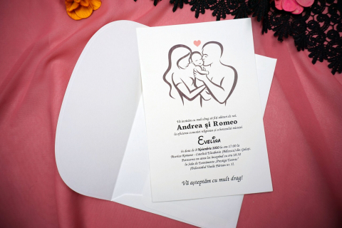 Invitatii de Botez - Invitație Botez N23_x_M21
