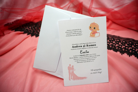 Invitatii de Botez Catalog Super - Invitație Botez N24_x_M31