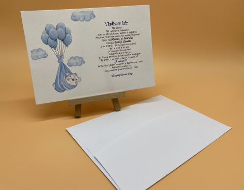 Invitatii de Botez Catalog Super - Invitație Botez N24_x_M408