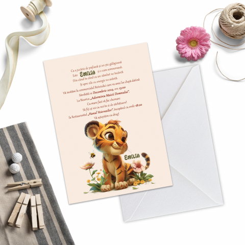 Invitatii de Botez Catalog damageStudio - Invitație de Botez Leut