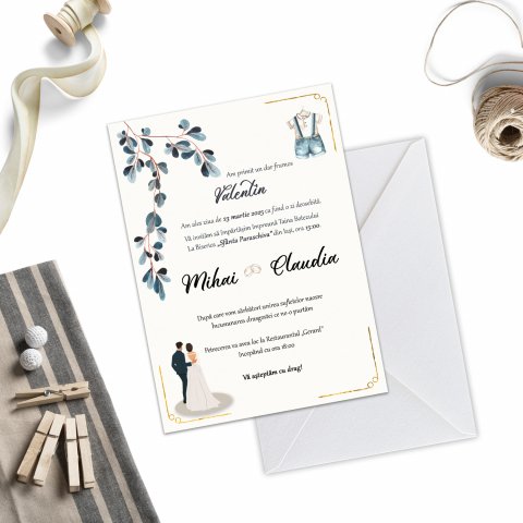 Invitatii de Botez Catalog damageStudio - Invitație de Botez și Nuntă