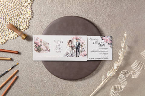 Invitatii de Nunta Catalog Fenomen 2025 - Invitatii de Nunta: 7166-fen-25