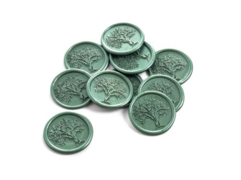 Sigilii - Sigilii Ceară Copac Verde