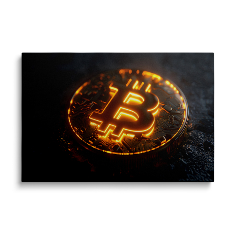 Tablouri Canvas - Tablou Canvas Bitcoin 3