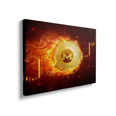 Tablou Canvas Bitcoin on Fire 5 [1]