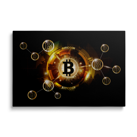 Tablouri Canvas Crypto si Financiar - Tablou Canvas Bitcoin Revolution