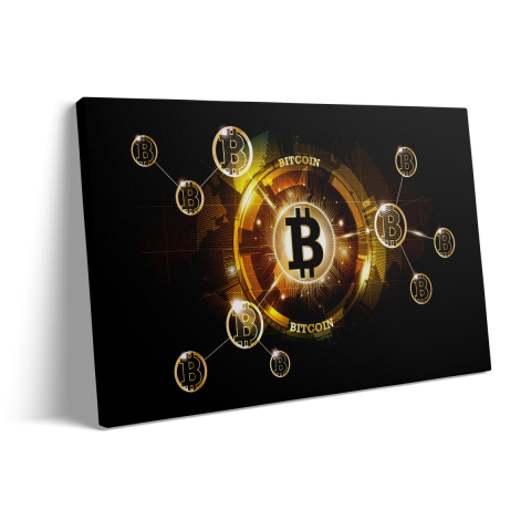 Tablou Canvas Bitcoin Revolution [2]