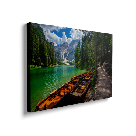 Tablou Canvas Boats on the Lake [1]