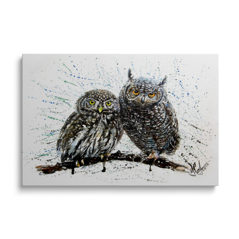 Tablouri Canvas Animale - Tablou Canvas Bufnițe