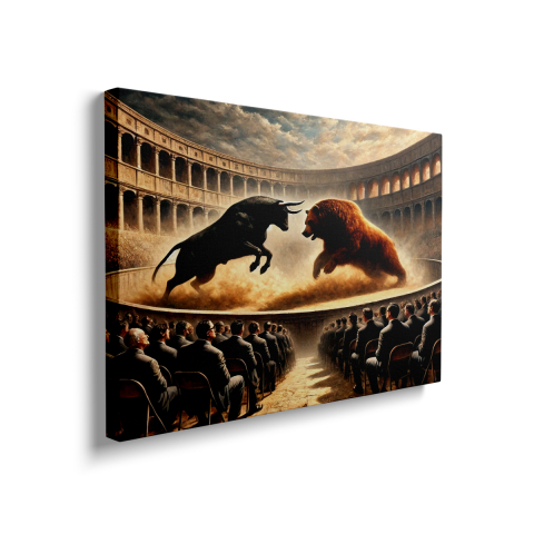 Tablou Canvas Bull and Bear  2 [1]