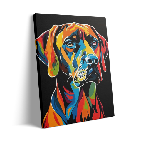 Tablou Canvas Colorful  Dog [2]