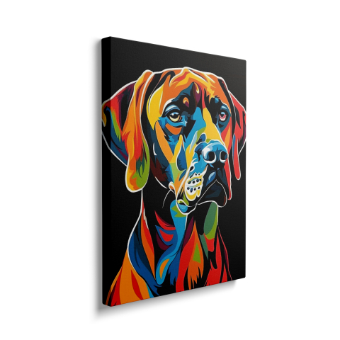 Tablou Canvas Colorful  Dog [1]