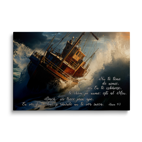 Tablouri Canvas - Tablou Canvas Dacă vei trece prin ape