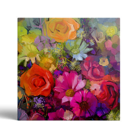 Tablou Canvas Delicate Flowers [1]