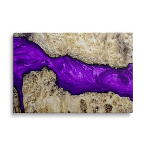 Tablouri Canvas Abstracte - Tablou Canvas Epoxidic Violet