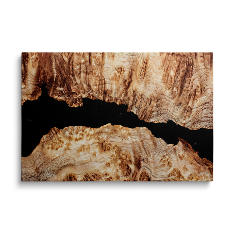 Tablouri Canvas Abstracte - Tablou Canvas Epoxidic Negru