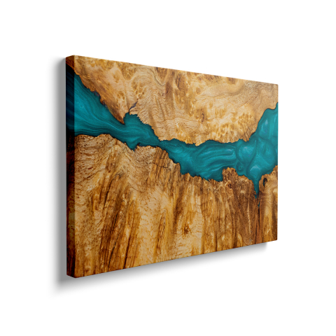 Tablou Canvas Epoxidic Turquoise [1]