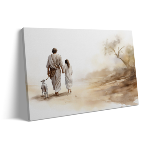 Tablou Canvas Friends With Jesus [2]