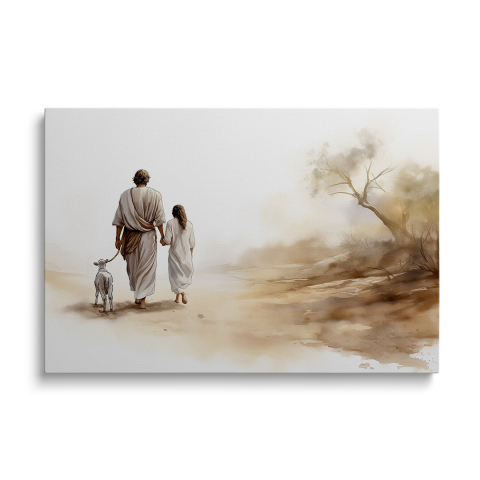 Tablouri Canvas Crestine - Tablou Canvas Friends With Jesus