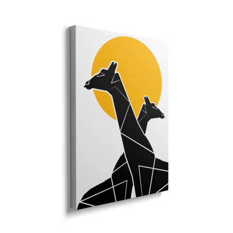 Tablou Canvas Giraffes [1]