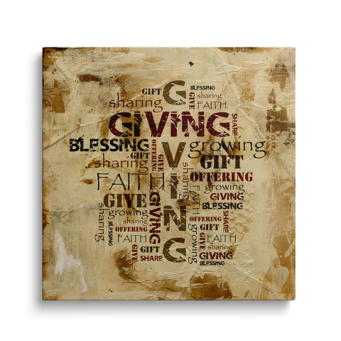 Tablouri Canvas Crestine - Tablou Canvas Giving
