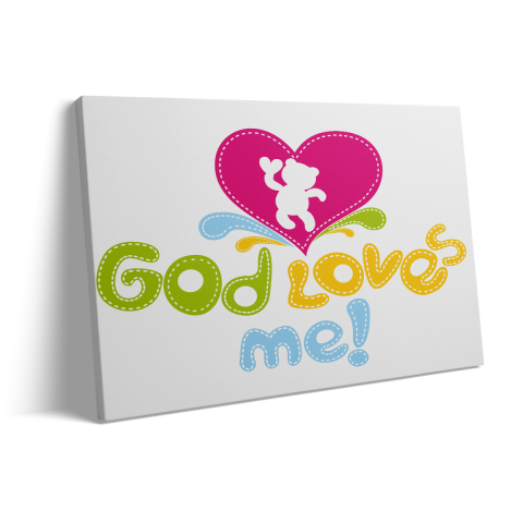 Tablou Canvas God Love Me [2]
