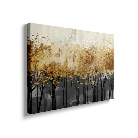 Tablou Canvas Gold Trees [1]