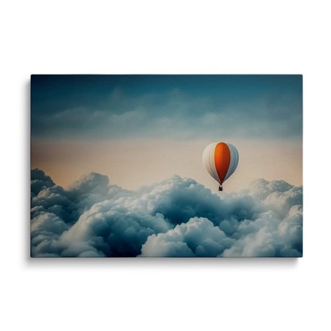 Tablouri Canvas Romantic Mood - Tablou Canvas Hot Air Balloon