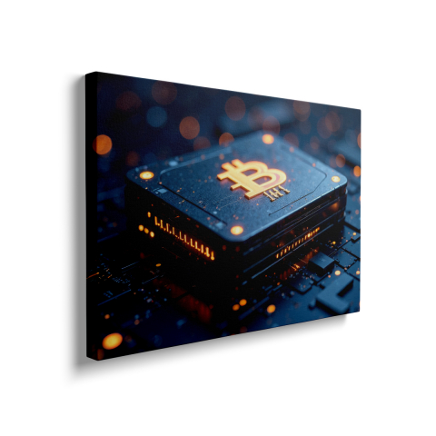 Tablou Canvas Iconic Bitcoin [1]