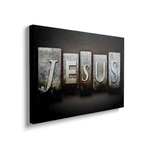 Tablou Canvas Jesus -Metal [1]