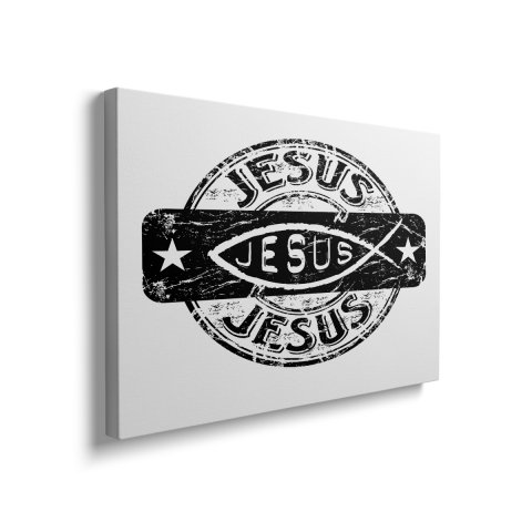 Tablou Canvas Jesus Ichtus [1]
