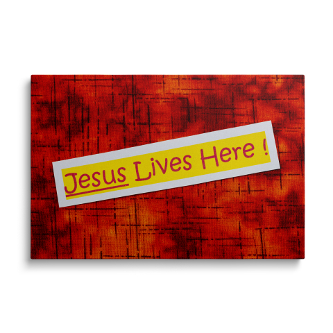 Tablouri Canvas Crestine - Tablou Canvas Jesus Lives Here