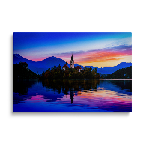 Tablouri Canvas Natura - Tablou Canvas Lacul Bled