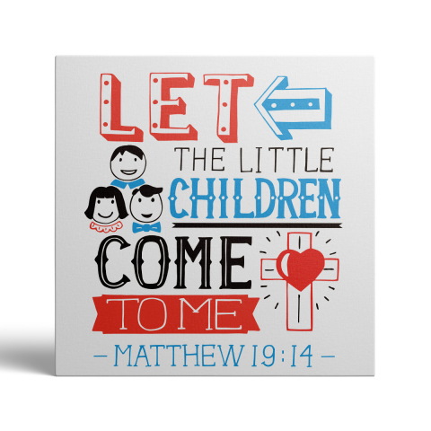 Tablou Canvas Lăsați Copiii să Vină [1]