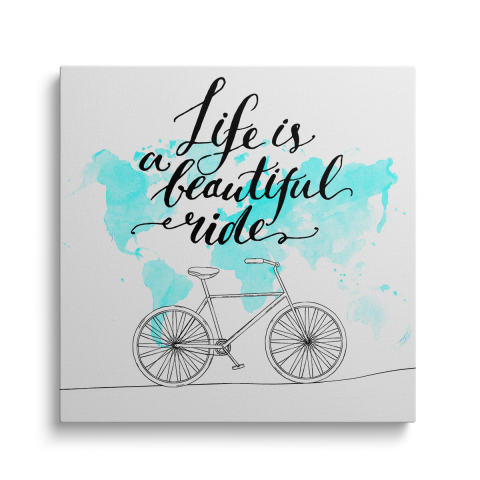 Tablouri Canvas Motivationale - Tablou Canvas Life Is a Beutiful Ride