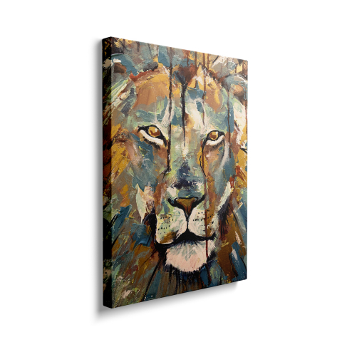 Tablou Canvas Lion Paint [1]