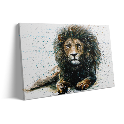 Tablou Canvas Lion Sitting Down [2]